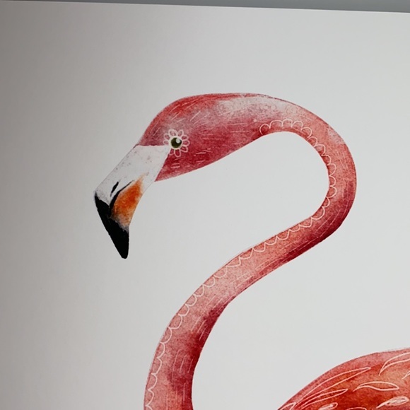 Wall Art Tropical Flamingo Print Unframed - Picture 8 of 12